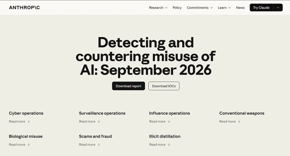 Automated espionage by AI agents: Anthropic's report